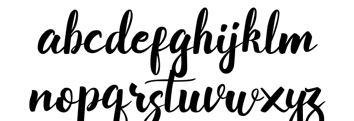 callissta Font LOWERCASE