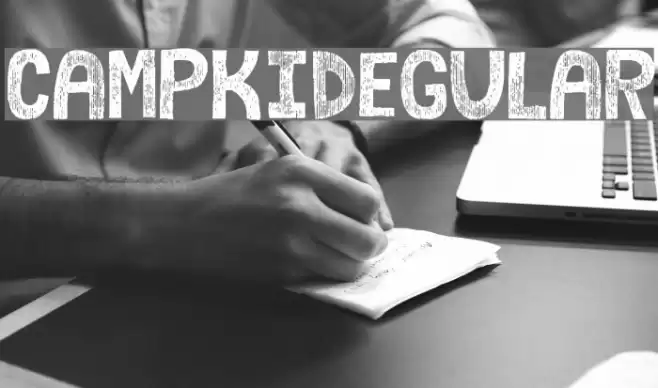 campkid-Regular Font examples