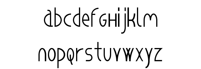 cancello Font LOWERCASE