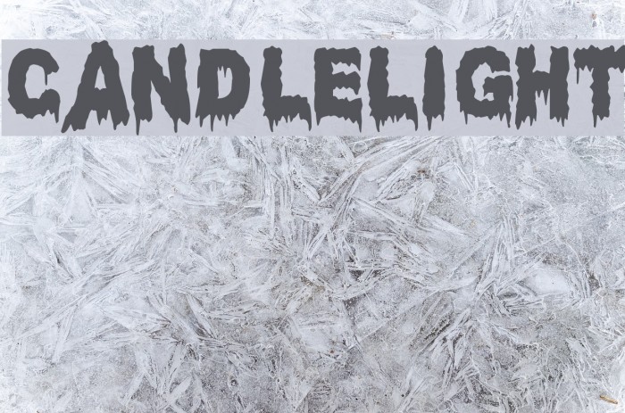 candlelight Font examples