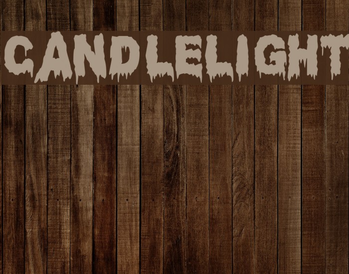 candlelight Font examples
