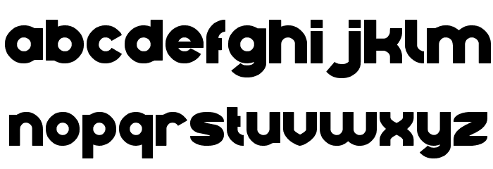 cannon ball Font LOWERCASE