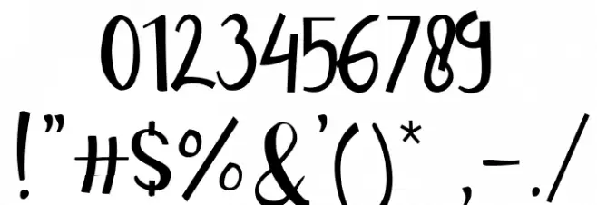 cantika Font OTHER CHARS