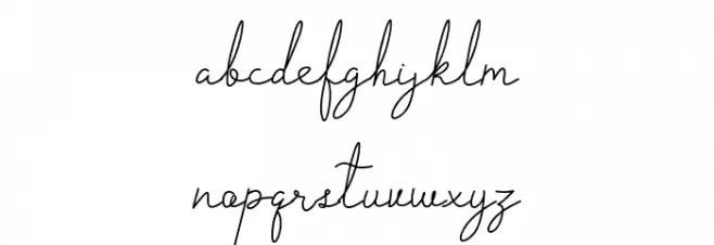 cantilena خط أحرف صغيرة