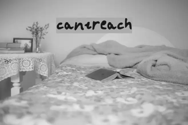 cantreach Font examples