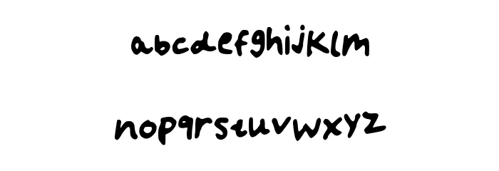 cantreach Font LOWERCASE