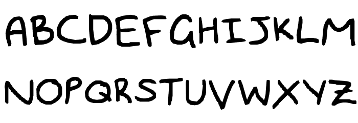 capital fun Font LOWERCASE