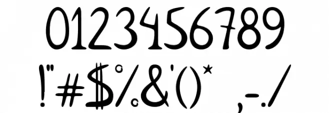 caracol Font OTHER CHARS