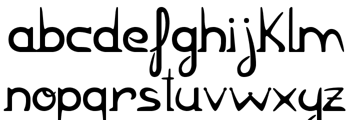 caracol Font LOWERCASE