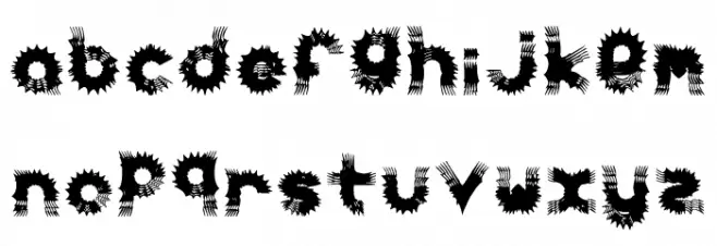 carbonchaos fonts 字体 大写