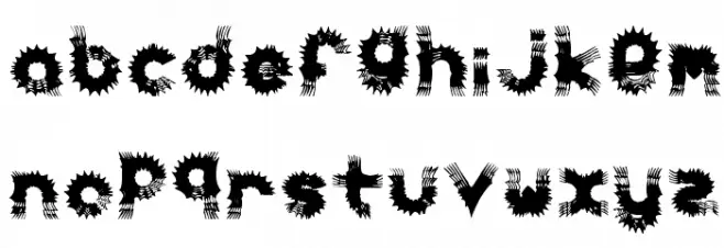 carbonchaos fonts Schriftart Groß