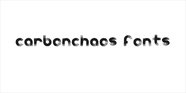 carbonchaos fonts Logo