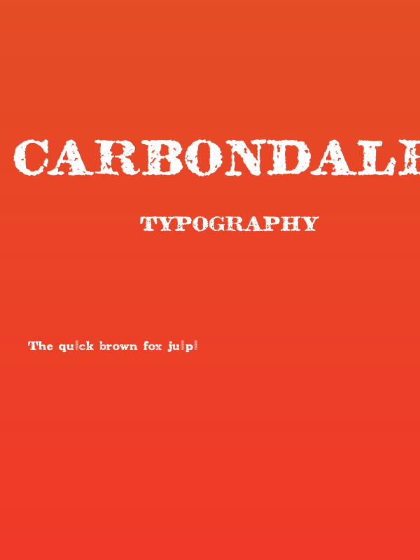 carbondale eval Poster