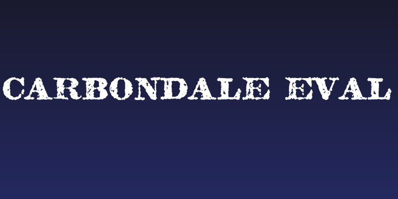 carbondale eval Social Header