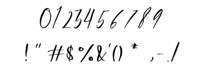 caribean Font OTHER CHARS