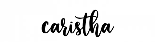 caristha  font caratteri gratis