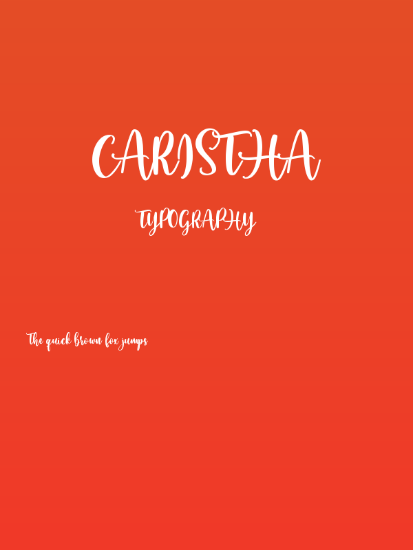 caristha Poster