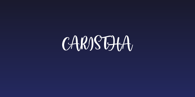 caristha Social Header