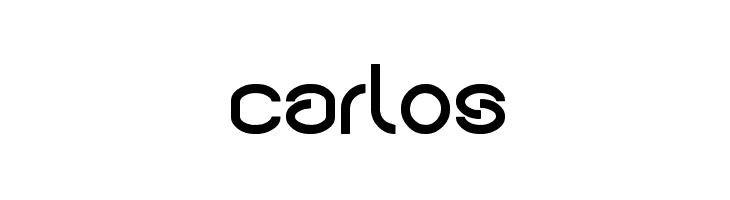 carlos  Free Fonts Download