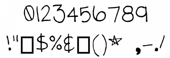 carolyn handwritten Medium Font OTHER CHARS