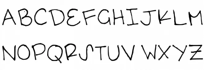 carolyn handwritten Medium 字体 大写