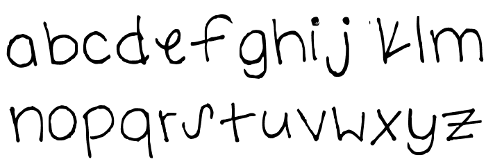 carolyn handwritten Medium Font LOWERCASE