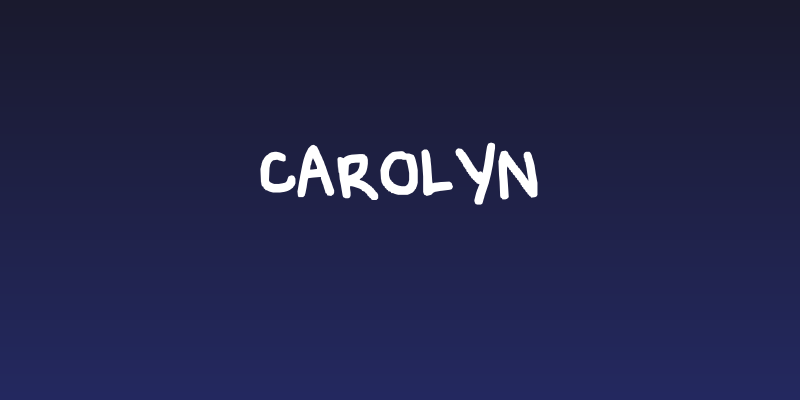 carolyn Social Header
