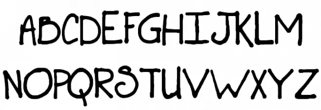 carolynsprint Шрифта ВЕРХНИЙ