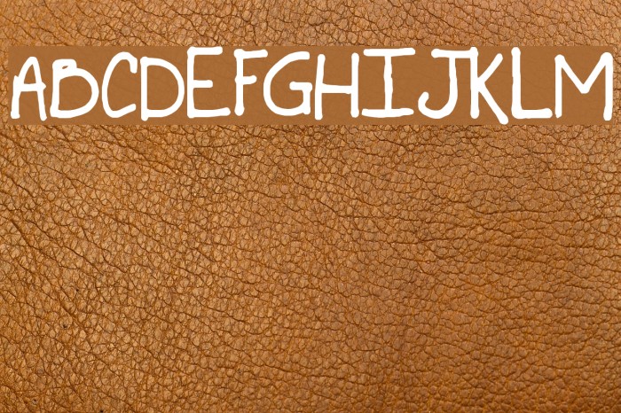 carolynsprint Font examples