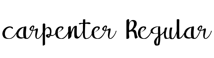 carpenter Regular  لخطوط تنزيل