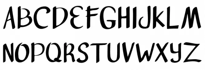 carpenter Regular 字体 大写