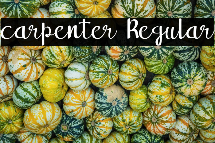 carpenter Regular Example 2