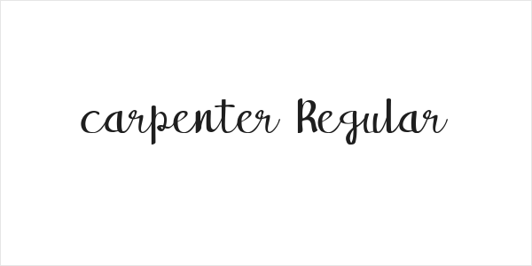 carpenter Regular Logo
