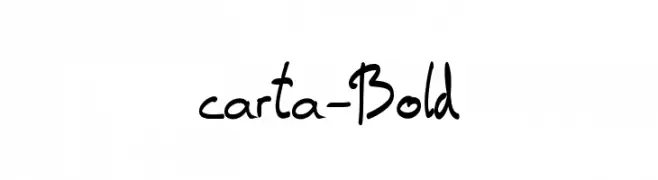 carta-Bold  免费字体下载