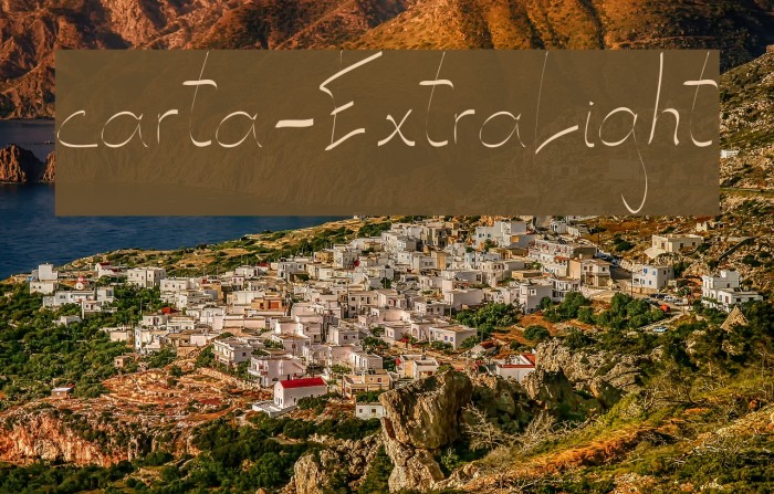 carta-ExtraLight Example 1