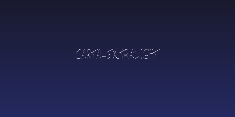 carta-ExtraLight Social Header