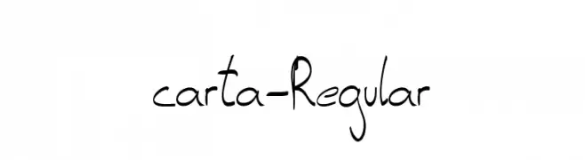 carta-Regular  Fuentes Gratis Descargar