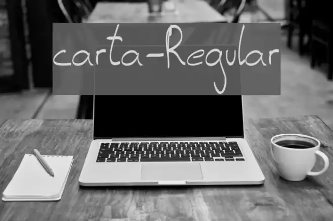 carta-Regular Font examples