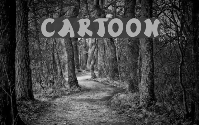 cartoon Font examples