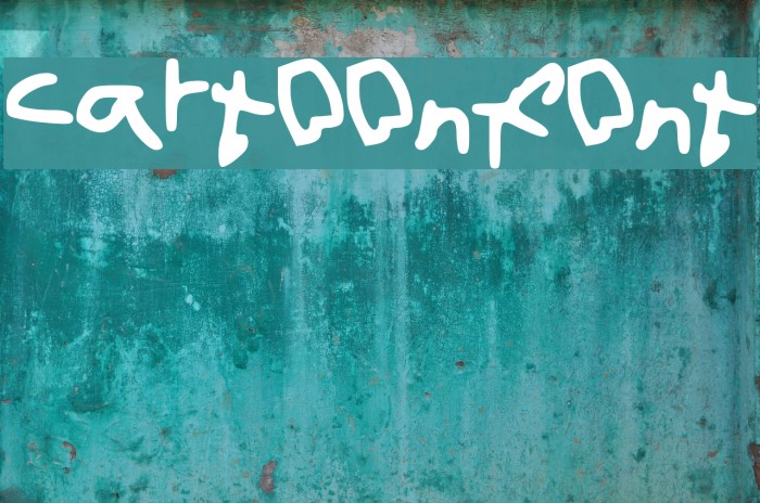 cartoonfont Font examples