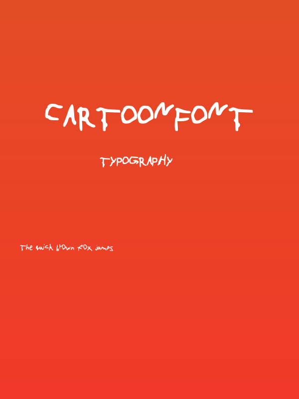 cartoonfont Poster