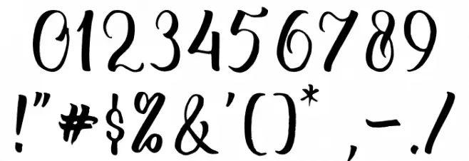 casanova Font OTHER CHARS