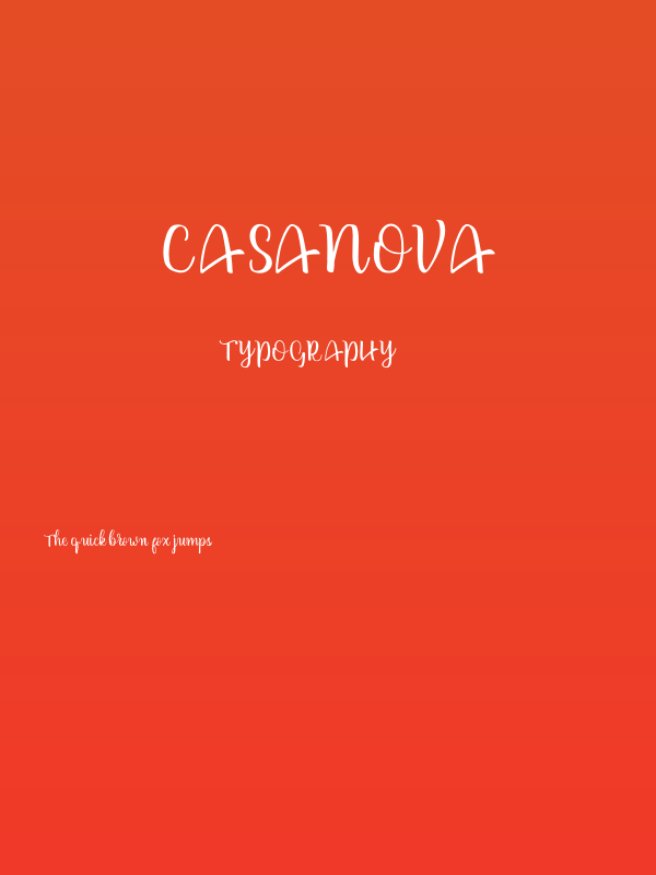 casanova Poster