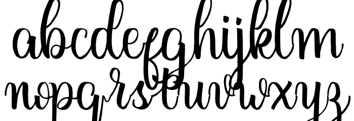 casanova Font LOWERCASE