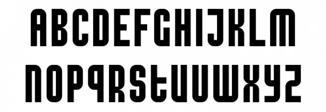 caseconected Font Litere mari