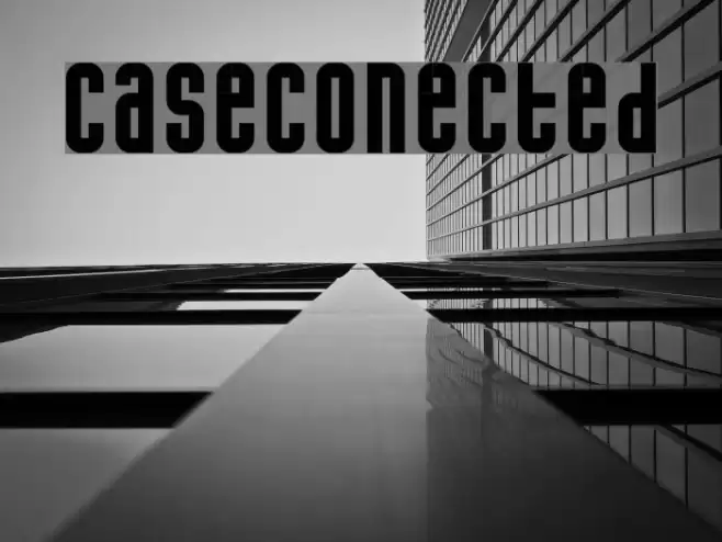 caseconected Font examples