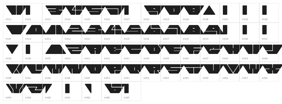 cashless Character Map