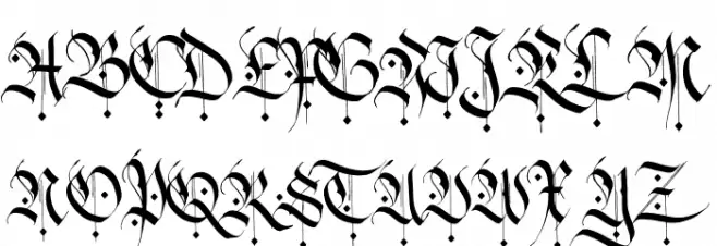 cassiodore-fraktura Schriftart Groß