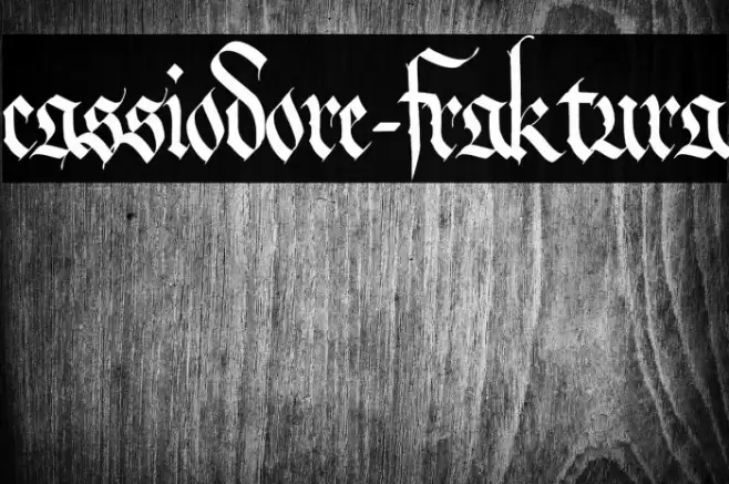 cassiodore-fraktura Polices examples