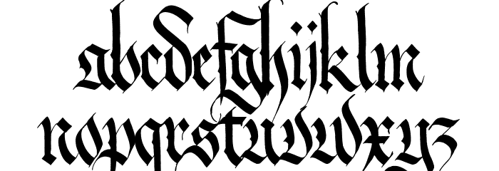 cassiodore-fraktura Font LOWERCASE